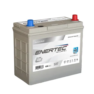 Enertec 636 Silver, 12v, 50Ah, 540CCA, RHP Car Battery