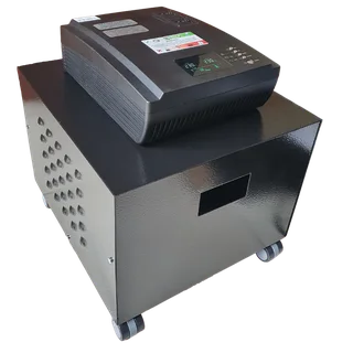 Bluesky 1600w/2kVA PS modified sinewave inverter on a steel trolley with 2 x 100ah Lithium Batteries