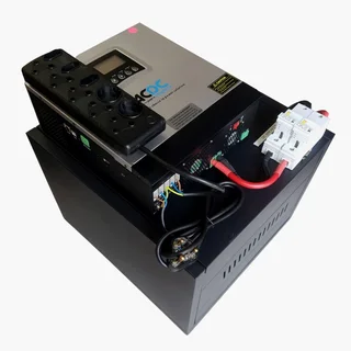 Sapphire Hybrid 3000VA, 3000W, 24V DC-AC Inverter with built in 500w MPPT.