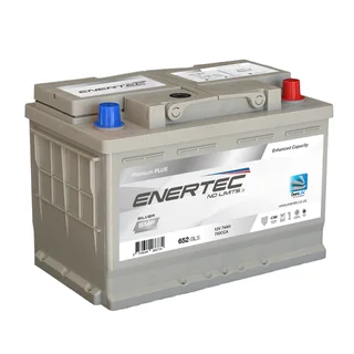Enertec Silver 652 12v 74ah 750CCA RHP Car Battery