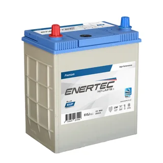 Enertec Blue 615J 12v 36ah 350 CCA J Terminal LHP Car Battery