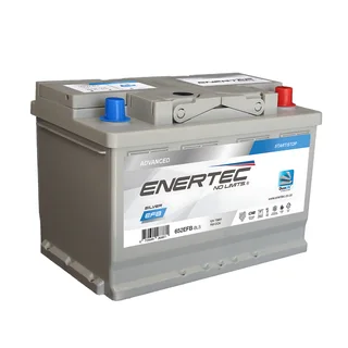 Enertec Silver 652 EFB, 12v, 70Ah, 750CCA,RHP Stop/Start Car Battery