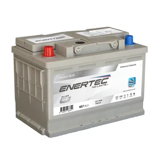 Enertec Silver 657, 12v, 74Ah, 800CCA LHP Car Battery