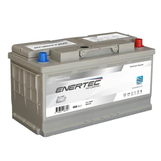 Enertec Silver 658HC, 12v, 100Ah, 980CCA RHP Car Battery