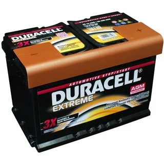 Duracell 658 Agm 12v 95ah 850cca Start/stop Rhp Car Battery