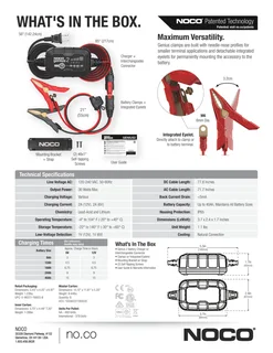 NOCO GENIUS2 6V/12V 2-Amp Smart Battery Charger