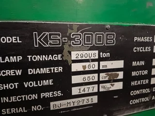 290 TONNER INJECTION MOULDING FOR SALE