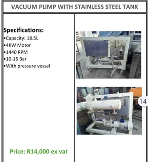 VARIOUS MACHINERY FOR SALE