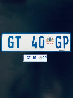 Ford GT40 Number Plate