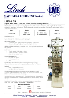 Machine to fill sachets with liquid portioned products, FFS sachet packaging