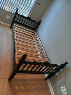 Wooden single bed base for sale