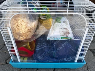 Hamster cage complete with everything you need