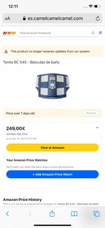 Tanita inner scan scale bc545 to swap or sell