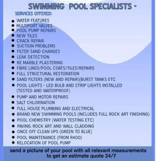 Swimming Pool Services