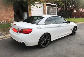 Bmw 420i convertable with red interior