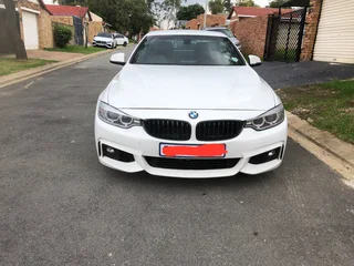 Bmw 420i convertable with red interior
