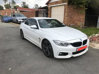 Bmw 420i convertable with red interior