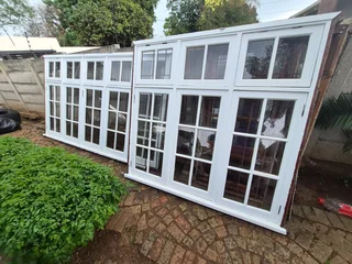 Wooden frames with burglar gaurds