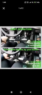 Disabled portable vehicle hand controls