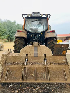 Valtra tractor with FAE mulcher