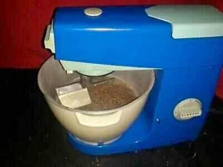 Kenwood chef fully restored and powder coated in deep blue