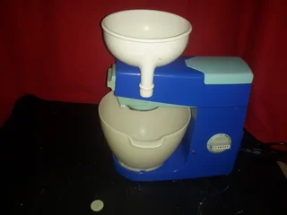 Kenwood chef fully restored and powder coated in deep blue