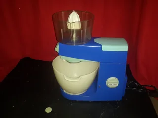 Kenwood chef fully restored and powder coated in deep blue