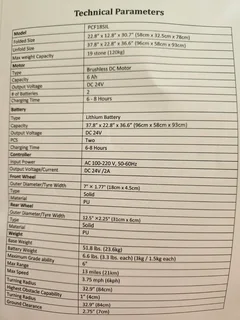 Electric Wheelchair Lux