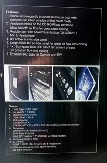 AEROCOOL Zero Gaming PC Top Tower Case with Fan