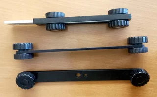 Extension Bar Flash Bracket Cold Shoe Mount W 1/4&#34; Screw for Video Light Camera (LOT OR 3)