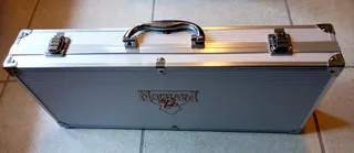 6 pcs set of stainless steel Braai/BBQ utensils in branded Aluminium case