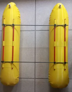 Set Of Rc Model Heli Copter Inflatable Floats &amp; Struts