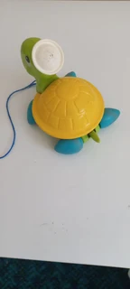 Vintage Fisher Price Radio Music Box and Turtle Pull Toy