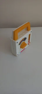 Vintage Fisher Price Radio Music Box and Turtle Pull Toy