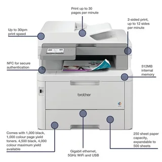 Brother MFC-L8390CDW 4-IN-1 Laser Printer