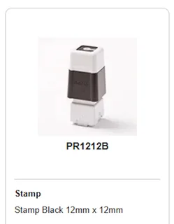 Brother PR1212B Stamp for SC-2000USB Stamp Creator Pro- 6 pack