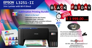 Epson L-3251-II Sublimation Printer Bundle