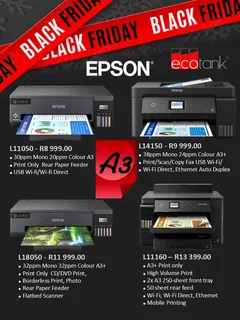 Epson A3 Ecotank Printers Black Friday Deals