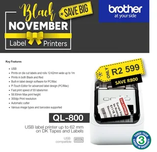 Brother QL-800 Label Printer