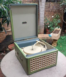 Decca Auto Deccalian 1950s Model 88 Portable Record Player - For Spares or Service
