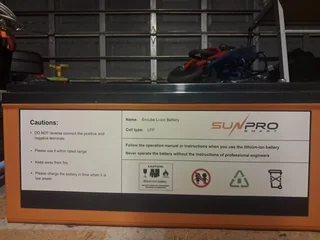 Pure Sine Wave 2KVA inverter (CPS2000-12-2 12v) and 200AH Li-ION Battery