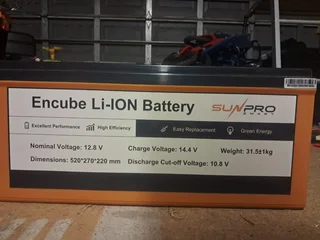 Pure Sine Wave 2KVA inverter (CPS2000-12-2 12v) and 200AH Li-ION Battery