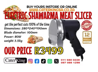 Shawarma meat slicer electric