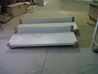 //STAINLESS STEEL SPLASHBACK TABLES//