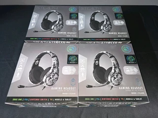Stealth Commander Multiformat Stereo Gaming Headset - Black/Camo Grey