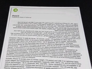 Brand New Sealed: Apple iPhone 13 128GB - Black (Full Warranty)