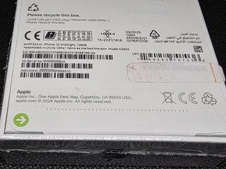 Brand New Sealed: Apple iPhone 13 128GB - Black (Full Warranty)