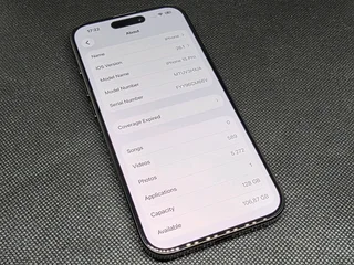 Apple iPhone 15 Pro | 128GB | Physical Sim &#43; eSIM - Black Titanium