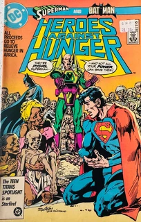 Superman And Batman-heros Against Hunger-dc Comics