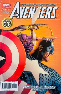 The Avengers-earths Mightiest Heros-direct Edition-lionheart Of Avalon-part 1 Of 5-marvel Comics